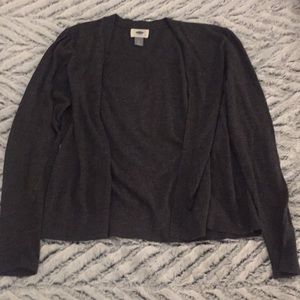 Gray cardigan